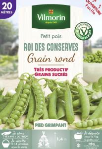 Pois Grimpant à Grain Rond Roi des Conserves - 20 m